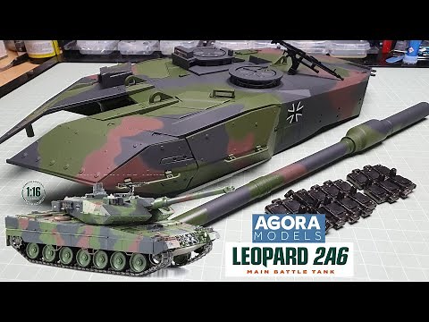 Build the 1:16 Scale Leopard 2A6 Main Battle Tank - Pack 1 - Stages 1-8