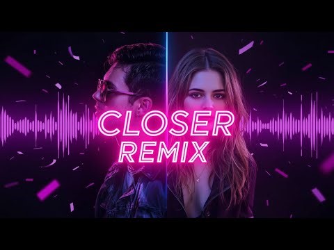 Closer – The Chainsmokers ft. Halsey (Remix Lyric Video 2025) | EDM Beats & Viral Party Vibes