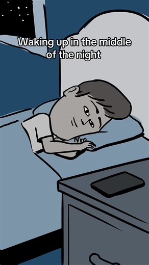 Yall ever try this trick to fall back asleep? #funny #comedy #animation #cartoon