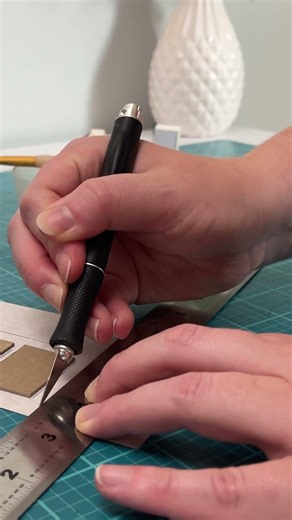 Making a Miniature Book Cover