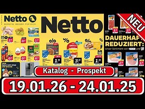 🛍️ Netto flyer from January 19th to January 24th, 2026! | These are offers you shouldn't miss! 👀