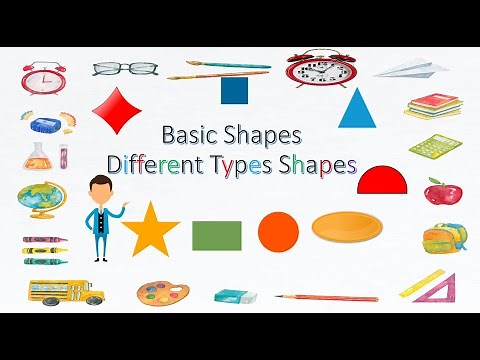 Basic Shapes for Kids || Different Types of Shapes