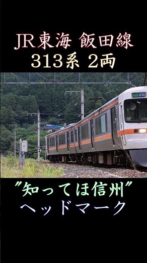 【信州DC】「知ってほ信州」313系PRラッピング車両【飯田線】