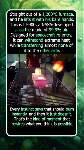 He Picks It Up With Hand Right After 1,200°C