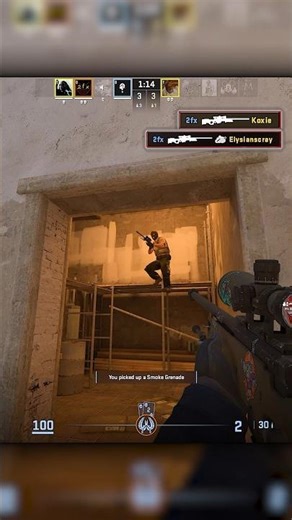 Last Shot Was AI 😂 #shorts #cs2