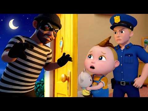 Knock Knock, Who's There? | Kids Learn Safety Rules | Brave Policeman | Super Sumo Kids Songs