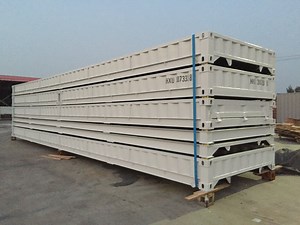 [Hot Item] Blue Flat Rack Frame Container Platform for Storage
