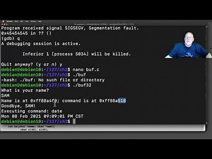 ED 201: Linux Buffer Overflow With Command Injection