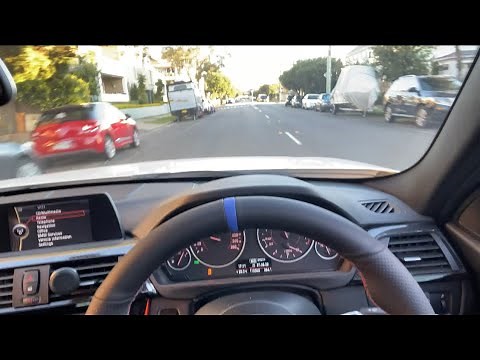 BMW 328i BM3 stage 1 tuned sound & acceleration in POV