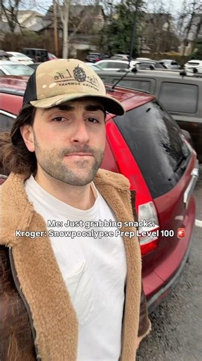 When the grocery run turns into a blockbuster disaster flick. Stay tuned for part 2 #snowstorm