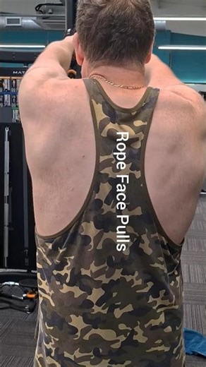"Maximize Back Definition: With Cable Rope Face Pulls" #100army #fyp #gym