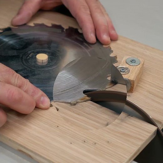 Sharpen Saw Blades On The Table Saw #shorts