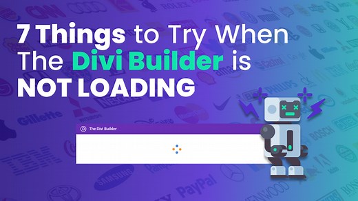 7 Things to Try When the Divi Builder is Not Loading - Divi Engine