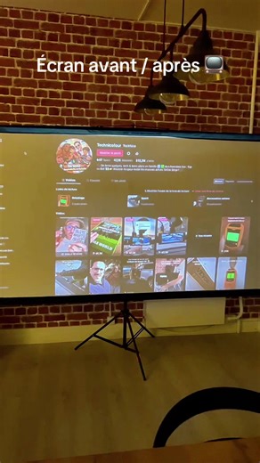 #NovoDoveCabelos la nouvelle toile de projection pour faire de son salon un vrai cinéma ! #projecteur #toile #vevor #4k