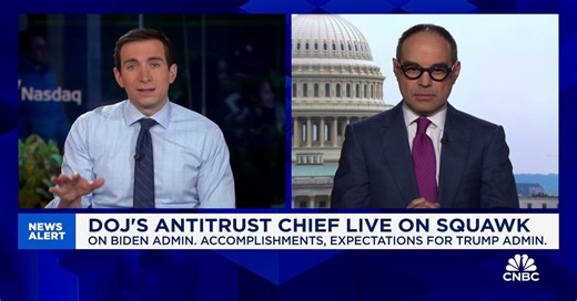 DOJ antitrust chief Kanter: We had the most effective antitrust enforcement era since FDR