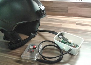 A Raspberry Pi Helmet Cam With GPS Logging