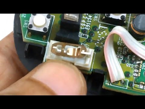 Logitech Mouse Switch Disassembly / Repair (detailed)