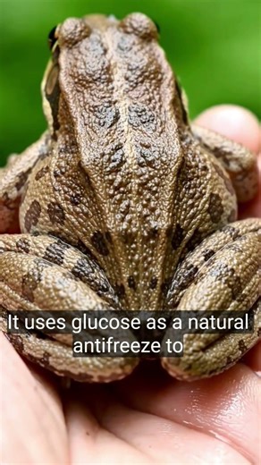 The Animal That Defies Death! 🐸❄️ #scienceshorts #biology