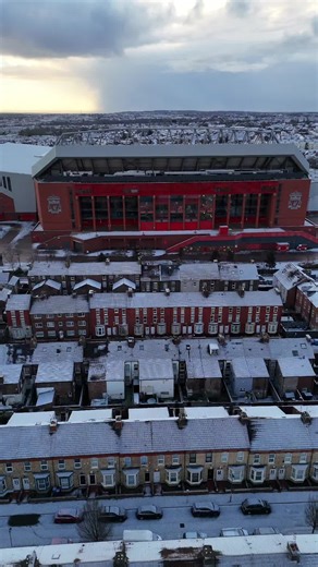 Liverpool FC: Anfield Covered in Snow