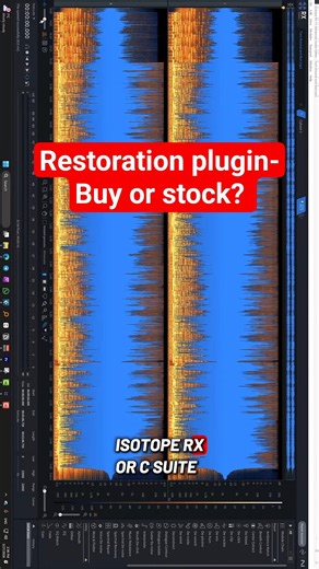 Restoration plugins - buy or use the stock?