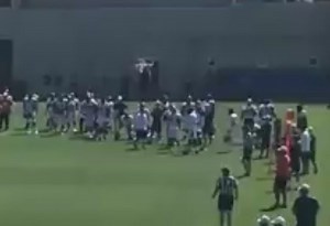 Footage Surfaces of Emmanuel Sanders & Courtland Sutton Fighting During Broncos' Practice (VIDEO)