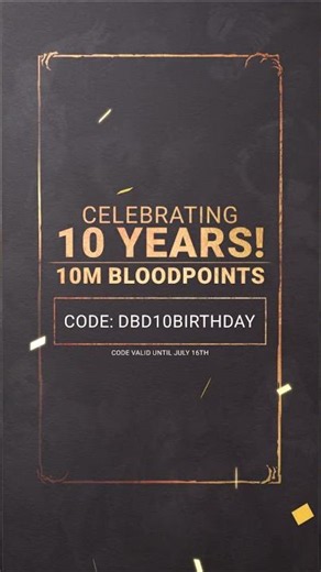 Enjoy 10 million Bloodpoints, on us!