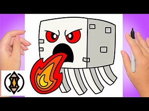 How To Draw Ghast | Minecraft Drawing Tutorial
