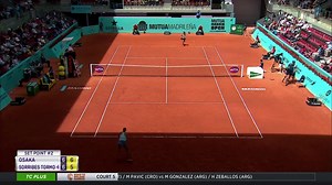 Osaka grinds past Sorribes Tormo to book spot in Madrid round of 16