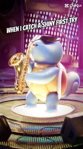 when I catch a shiny first try #pokemon