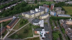 Aerial view of university of hull Campus, Cottingham road, Kingston upon Hull, Yorkshire. Hull University. Public research college