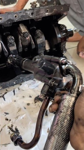 490 Engine oil pump #repairing #engine #dismantle #forklift # #automobile #overhauling #mechanic