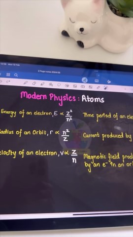 Tamanna Chaudhary | NEET Physics Expert | Save and Share 🔥 Topic- Bohr’s Theory of Atom Chapter - Atoms ( Modern Physics ) Class 12th NEET Physics ⚡️Follow @the.newtons.apple for... | Instagram