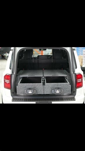 Toyota Prado 250 installed drawer and cargo barries