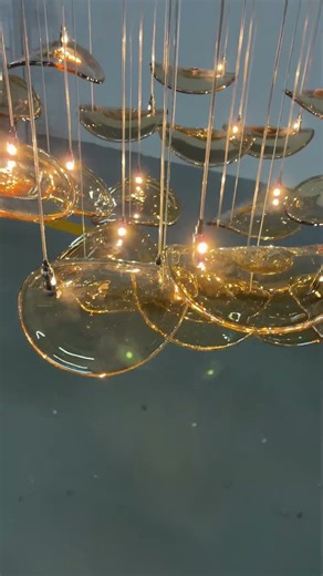 Dynamic Art: The Wave Floating Leaf Chandelier | Factory-Direct for Luxury Projects