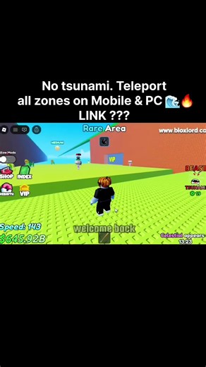 🌊 Escape Tsunami Script (Brainrots) | Remove Tsunami Teleport All Zones (Mobile & PC) #virall #tsunami #robloxscript