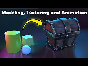 Stylized Chest Modeling and Animation - 3ds Max Timelapse
