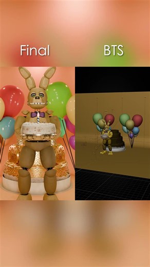Springbonnie's Birthday Cake Du Bist Gut Genug Dance (BTS)
