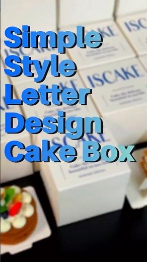 Sure enough, the "ins" style has a sophisticated look! #box#cakebox #packagingbox