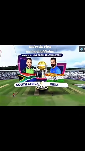India vs South Africa – Match 7 First Innings Highlights | CWC 2019