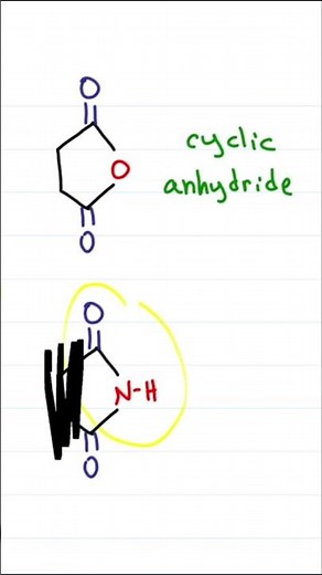 Cyclic Anhydride vs Cyclic Imide: Can You Tell Them Apart?
