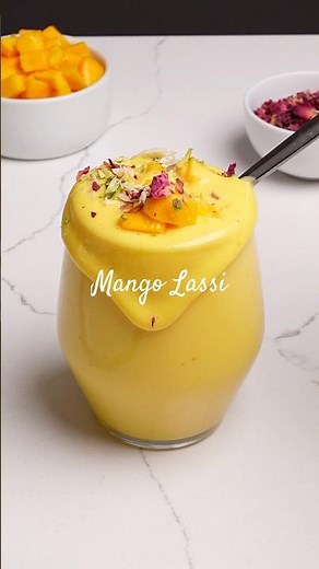 Mango Lassi with Mango Pulp | Easy Recipe