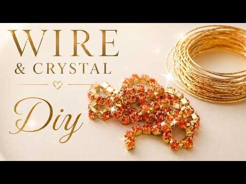Easy Wire & Crystal Studs Every Beginner Can Master