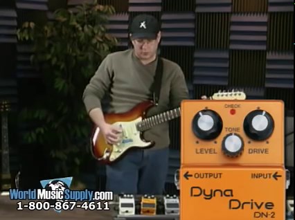 Boss Dyna Drive DN-2 Effects Pedal Demo