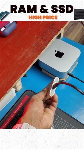 How to check speed in mac mini.