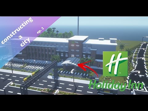 I built a REALISTIC Holiday inn on minecraft