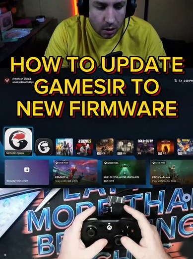 Cómo actualizar el controlador GameSir