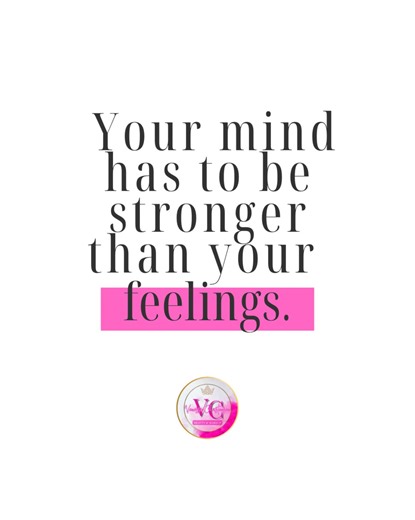 Feelings can be powerful, but a strong mind can prevent negative thoughts from taking hold and leading to inaction or poor choices. #changemindset #strongerwoman #positivevibes | Beauty Tips & Makeup by Vanessa Christensen
