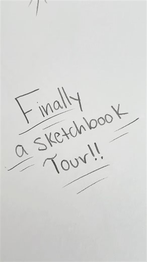 A sketchbook tour but this isn’t my whole sketchbook so I’ll probably make another one! #doodle #art