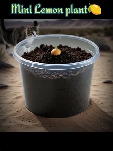 “From Seed to Lemon 🍋 | Satisfying Mini Lemon Plant Growth Timelapse 🌱”#viralvideo2026