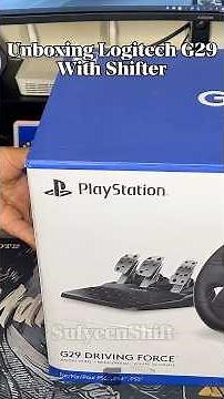 Unboxing and Test Logitech G29 Steering Wheel With Shifter